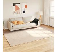 vidaXL Pasillo de alfombra MARSA Crema 150 x 230 cm Poliéster y PVC