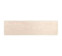 vidaXL Pasillo de Alfombra MARSA Crema 80 x 350 cm Poliéster y PVC
