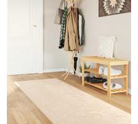 vidaXL Pasillo de alfombra MARSA Crema 80 x 450 cm Poliéster y PVC