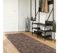 vidaXL Pasillo de alfombra MARSA Gris 100 x 300 cm Poliéster y PVC