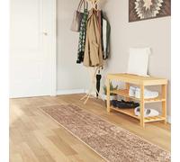 vidaXL Pasillo de alfombra MARSA Marrón 50 x 400 cm Poliéster y PVC