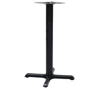 vidaXL Pata de mesa de bistró negra 56x56x72 cm de hierro fundido