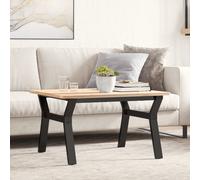 vidaXL Patas de mesa de centro estructura Y acero 70x60x43 cm