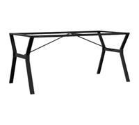 vidaXL Patas de Mesa de Comedor Estructura Y Acero 160x80x73 cm, Pata de Mesa Auxiliar, Pata de mesita Auxiliar, Pata de Mesa de Metal