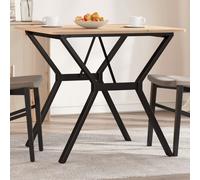 vidaXL Patas de mesa de comedor estructura Y acero 70x70x73 cm