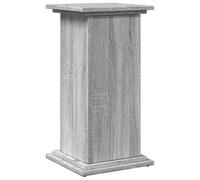 vidaXL Pedestal Expositor con almacenaje Gris Sonoma 31x30x60 cm