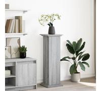 vidaXL Pedestal expositor con almacenaje gris Sonoma 31x30x90 cm