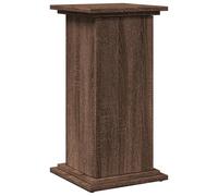 vidaXL Pedestal expositor con almacenaje marrón roble 31x30x60 cm