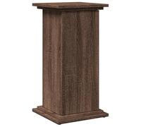 vidaXL Pedestal expositor con almacenaje marrón roble 31x30x60 cm