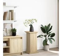 vidaXL Pedestal expositor con almacenaje roble Sonoma 31x30x60 cm