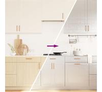 vidaXL Pegatina de mueble autoadhesiva PET plateado 90x500 cm