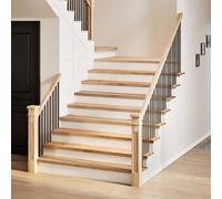 vidaXL Peldaños escalera 2 uds sin tratar 110x25x2 cm
