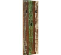 vidaXL - Perchas de pared, 2 unidades, 36 x 3 x 110 cm, madera maciza envejecida