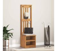 vidaXL Perchero de entrada SANDNES 45x40x159,5cm madera maciza de pino