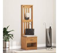 vidaXL Perchero de entrada SANDNES 45x40x159,5cm madera maciza de pino