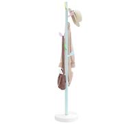 vidaXL Perchero de abrigo de hierro con recubrimiento en polvo 172 cm Azul