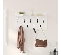 vidaXL Perchero de pared 80 x 40 x 12 cm Madera de ingeniería