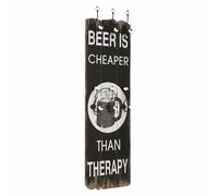 vidaXL Perchero Pared de 6 Ganchos 120x40 cm Percha Decoración Casa Hogar Color Beer Cheaper, Family, Family Rules y mas
