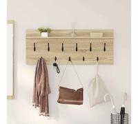 vidaXL Perchero de pared con estante Roble Sonoma 100 x 40 x 12 cm