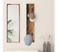 vidaXL Perchero de pared Madera vieja 20 x 1,5 x 100 cm