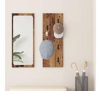 vidaXL Perchero de pared Madera vieja 30 x 1,5 x 80 cm