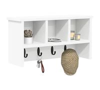 vidaXL Perchero de pared moderno 50 x 16 x 26 cm, madera de ingeniería