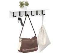 vidaXL Perchero de pared Montada en la pared 60 x 10,5 x 10,5 cm