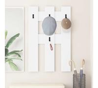 vidaXL Perchero de pared 65 x 3 x 100 cm Madera de ingeniería, organizador moderno, ahorra espacio