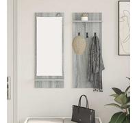 vidaXL: Mesita de noche de pared, soporte para montaje en pared, color Sonoma