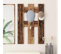 vidaXL Perchero de pared Montada en la pared Madera vieja