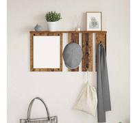 vidaXL Perchero de pared, soporte para ropa, madera reciclada