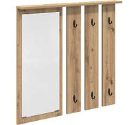 vidaXL Perchero de pared, soporte para ropa, estilo "Roble Artesano"