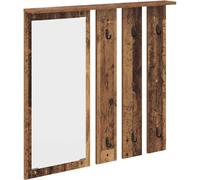 vidaXL Perchero de pared, soporte para ropa, madera reciclada