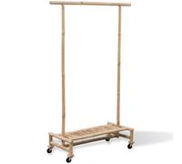 vidaXL Perchero de ropa de bambú