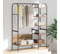 vidaXL Perchero para ropa Beige 120 x 44 x 160 cm Madera de ingeniería
