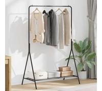vidaXL Perchero para ropa Negro 100 x 56 x 154 cm Acero
