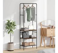 vidaXL Perchero para ropa Roble ahumado 60 x 30 x 171 cm