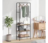 vidaXL Perchero para ropa Roble artisan 60 x 30 x 171 cm