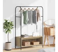 vidaXL Perchero para Ropa Roble Marrón 100 x 44 x 160 cm | Este perchero te ofrece mucho espacio para colgar o guardar tu ropa,