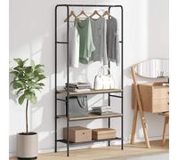 vidaXL Perchero para ropa Roble Sonoma 77 x 30 x 171 cm