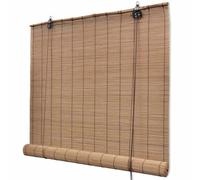 vidaXL Persiana Enrollable Bambú Marrón 100x160cm Estor de Ventana Venecianas