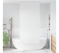 vidaXL Persiana enrollable de ducha blanco 100x240 cm