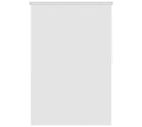 vidaXL Persiana Enrollable de Ducha, Cortina Impermeable de Ducha, Estor Decorativo, Biombo para Baño Bañera Regadera, Blanco 140x240 cm
