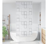 vidaXL Persiana enrollable de ducha cuadrados 120x240 cm