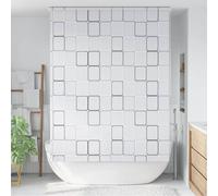 vidaXL Persiana enrollable de ducha cuadrados 140x240 cm