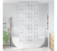 vidaXL Persiana enrollable de ducha cuadrados 80x240 cm