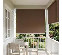 vidaXL Persiana enrollable exterior con protección UV Gris topo