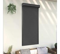 vidaXL Persiana enrollable Manual Antracita 100 x 210 cm