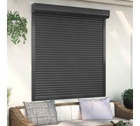 vidaXL Persiana enrollable Manual Antracita 140 x 150 cm