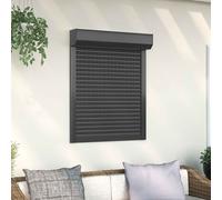 vidaXL Persiana enrollable Manual Antracita 70 x 100 cm
